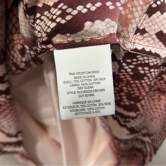 Current/Elliott The Carmel Dress in Peach Whip Python Size 0 - Picture 12 of 12